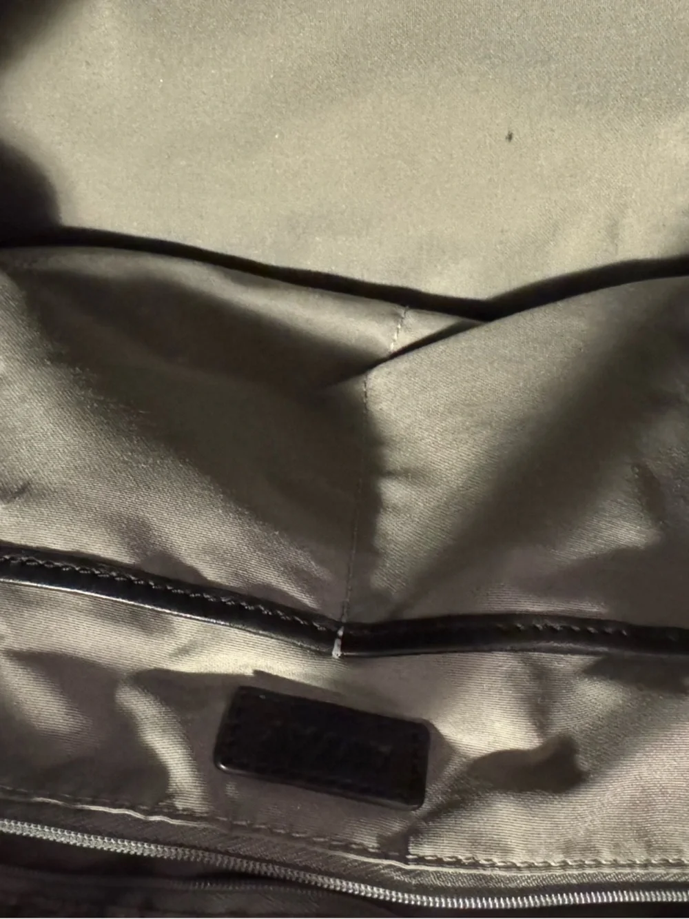 Navy AWAY Travel Duffel Bag with Black Leather Handles 20 L - Picture 7 of 16